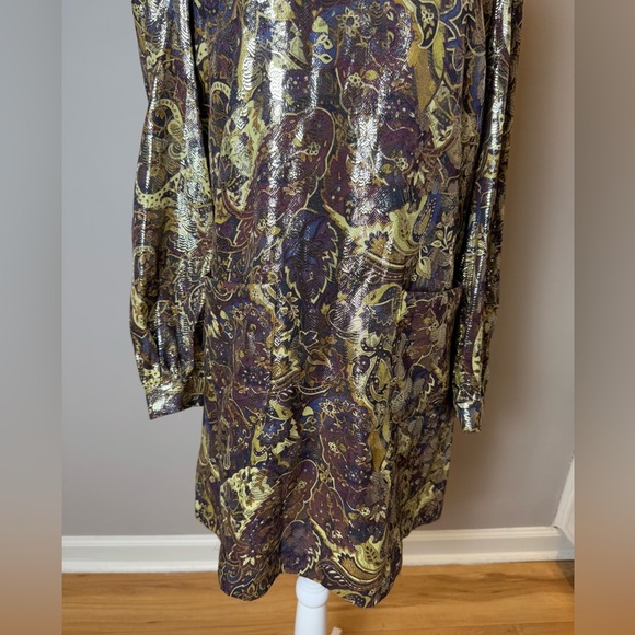 BA&SH Capi Lurex-Embellished Dress - size XS - Picture 5 of 12